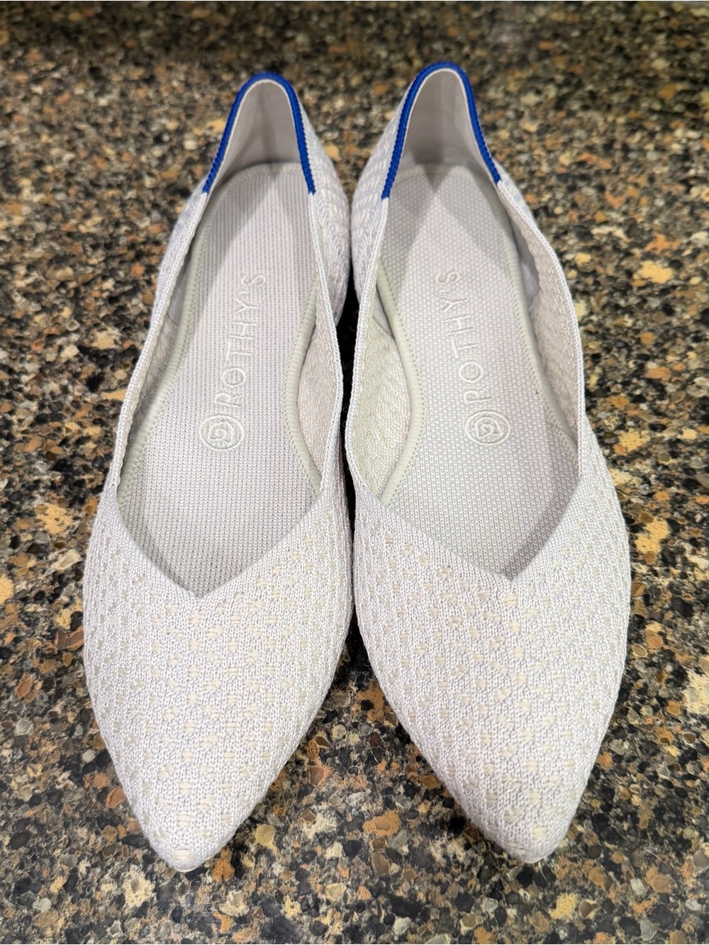 Rothys Women's Pointed-Toe Knit Flats size 9 - Picture 9 of 9